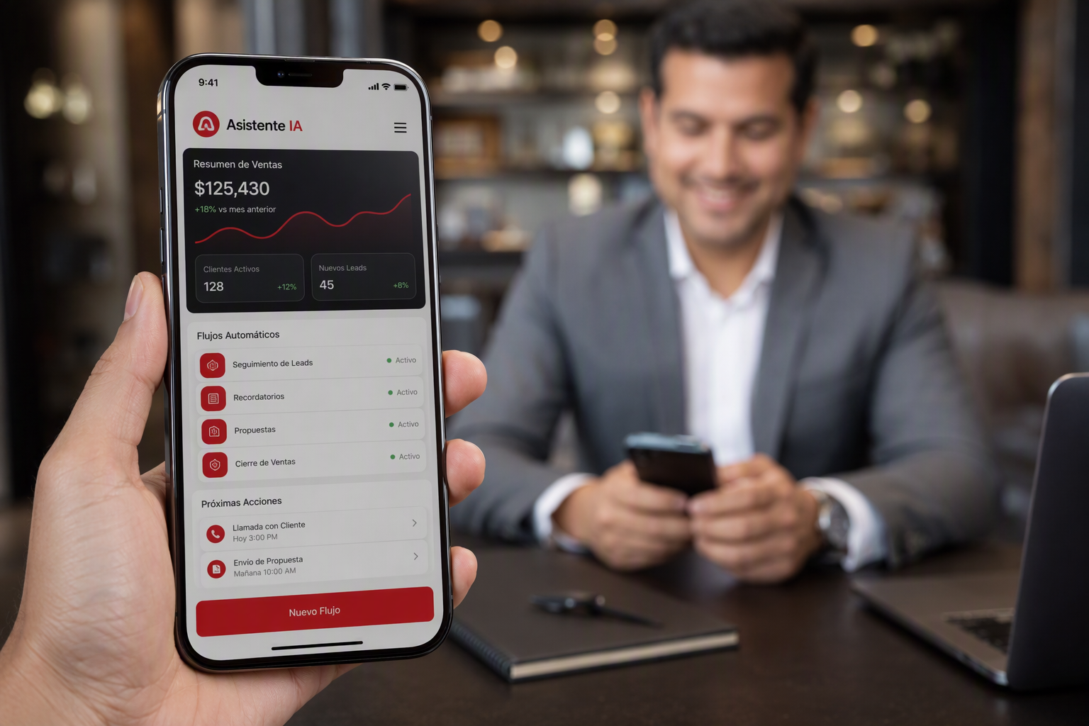 Asistente virtual IA inteligente manejando soporte al cliente - Responde automáticamente, filtra oportunidades, mejora experiencia del cliente 24/7