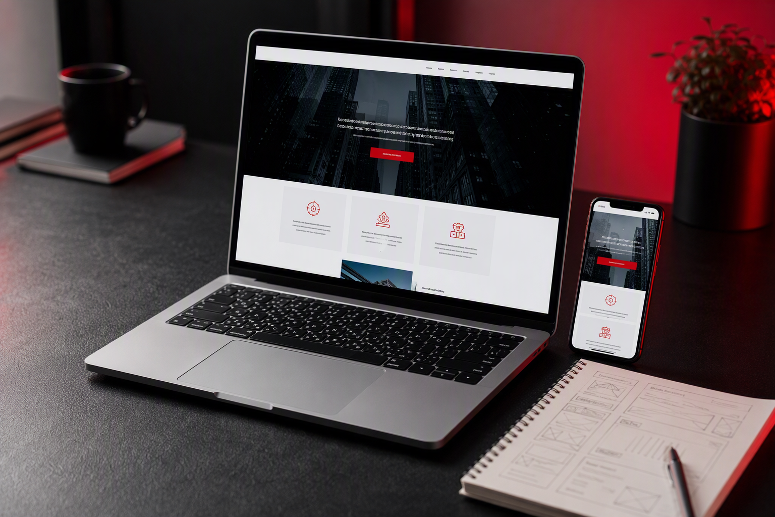 Sitio web profesional